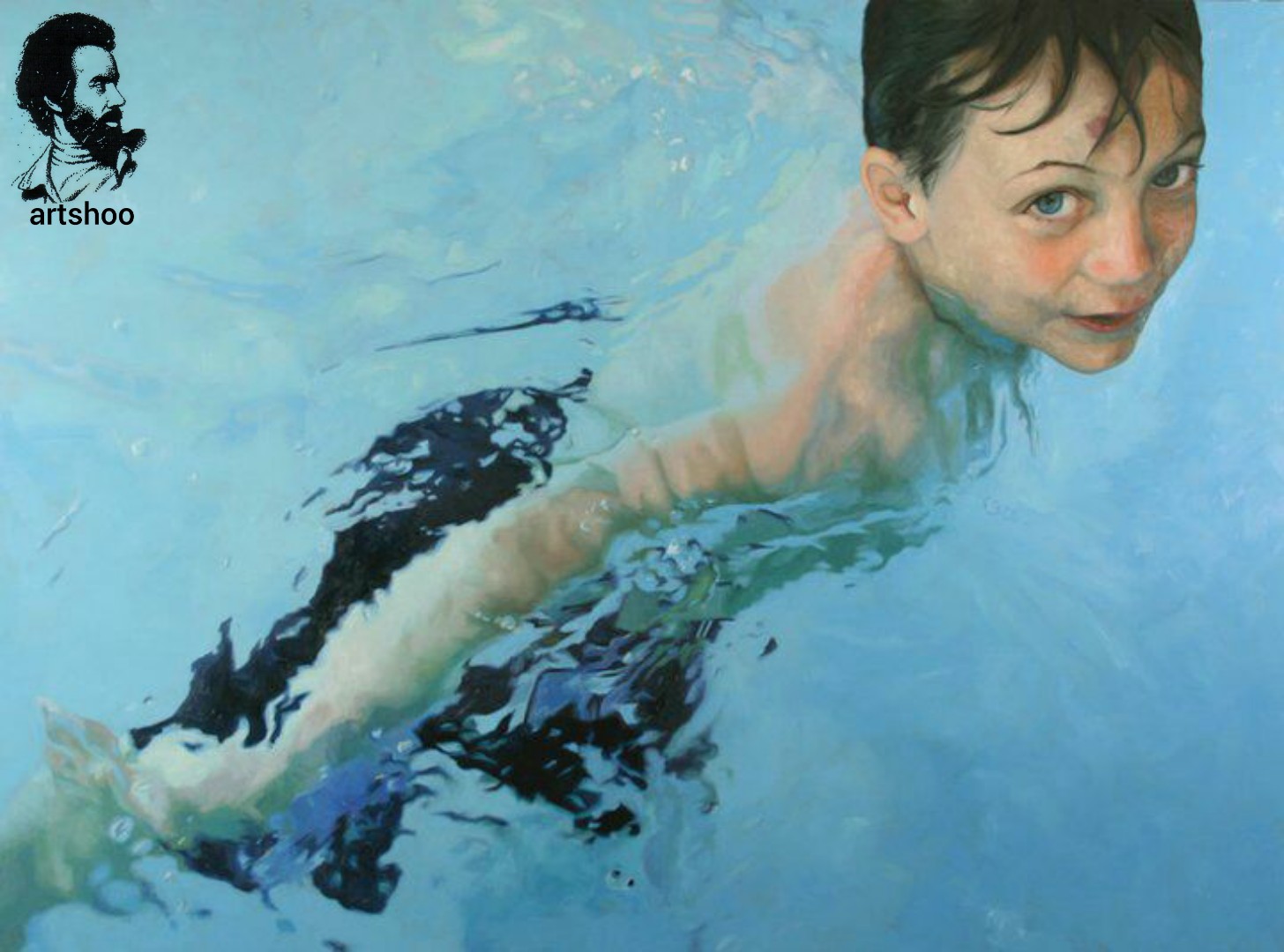 مدل نقاشی رنگ روغن آب