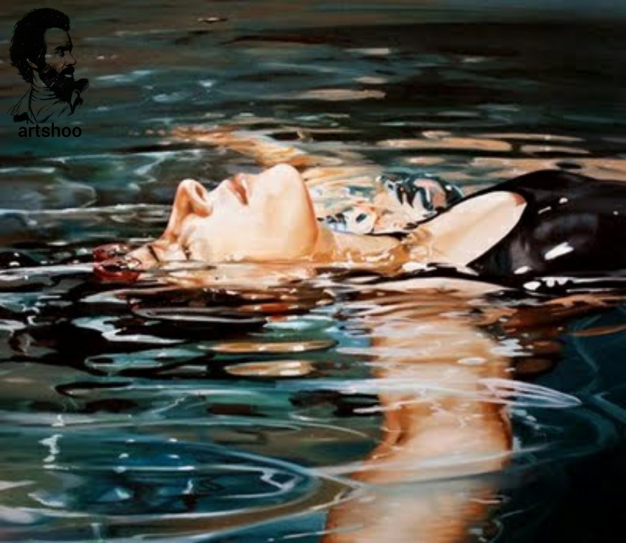 مدل نقاشی رنگ روغن آب