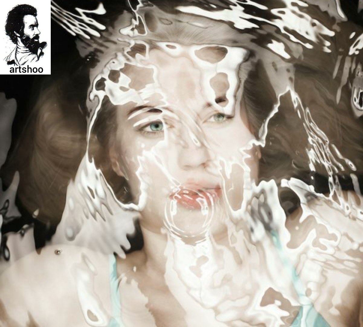 مدل نقاشی رنگ روغن آب