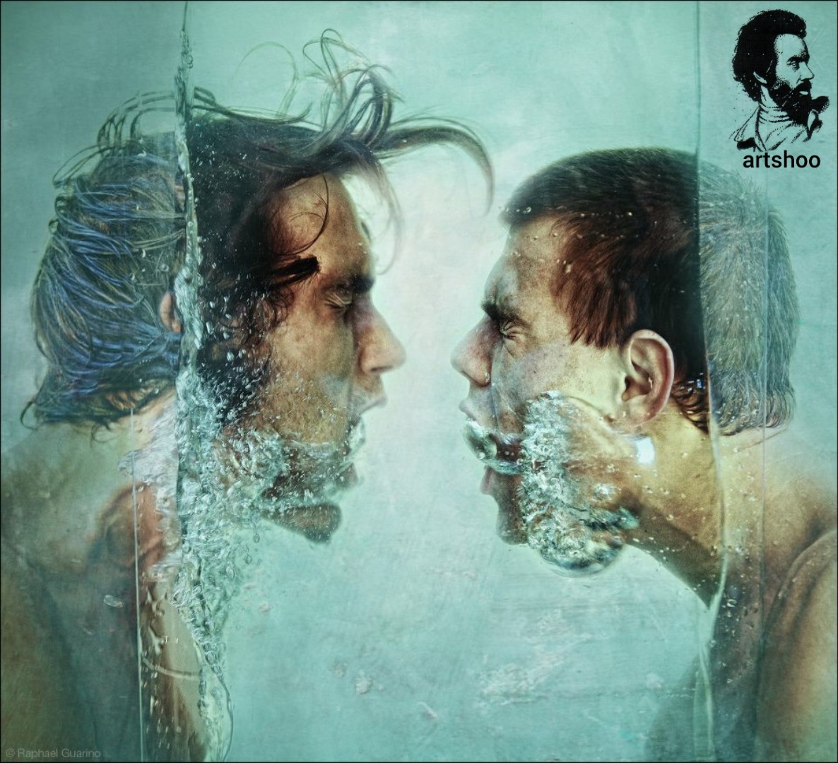 مدل نقاشی رنگ روغن آب