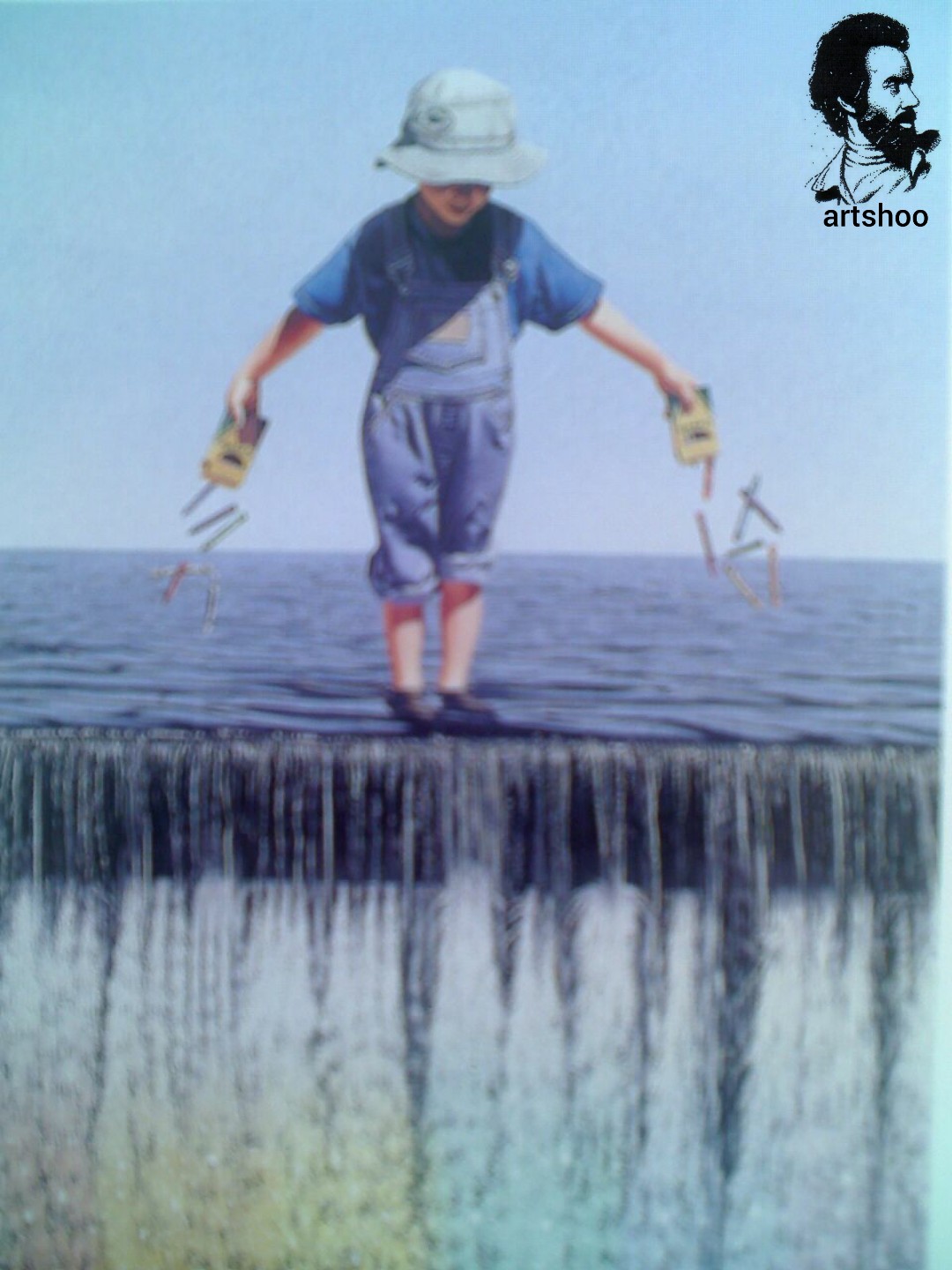 مدل نقاشی رنگ روغن آب