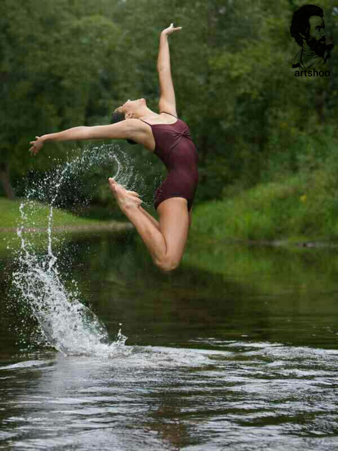 مدل نقاشی رنگ روغن آب