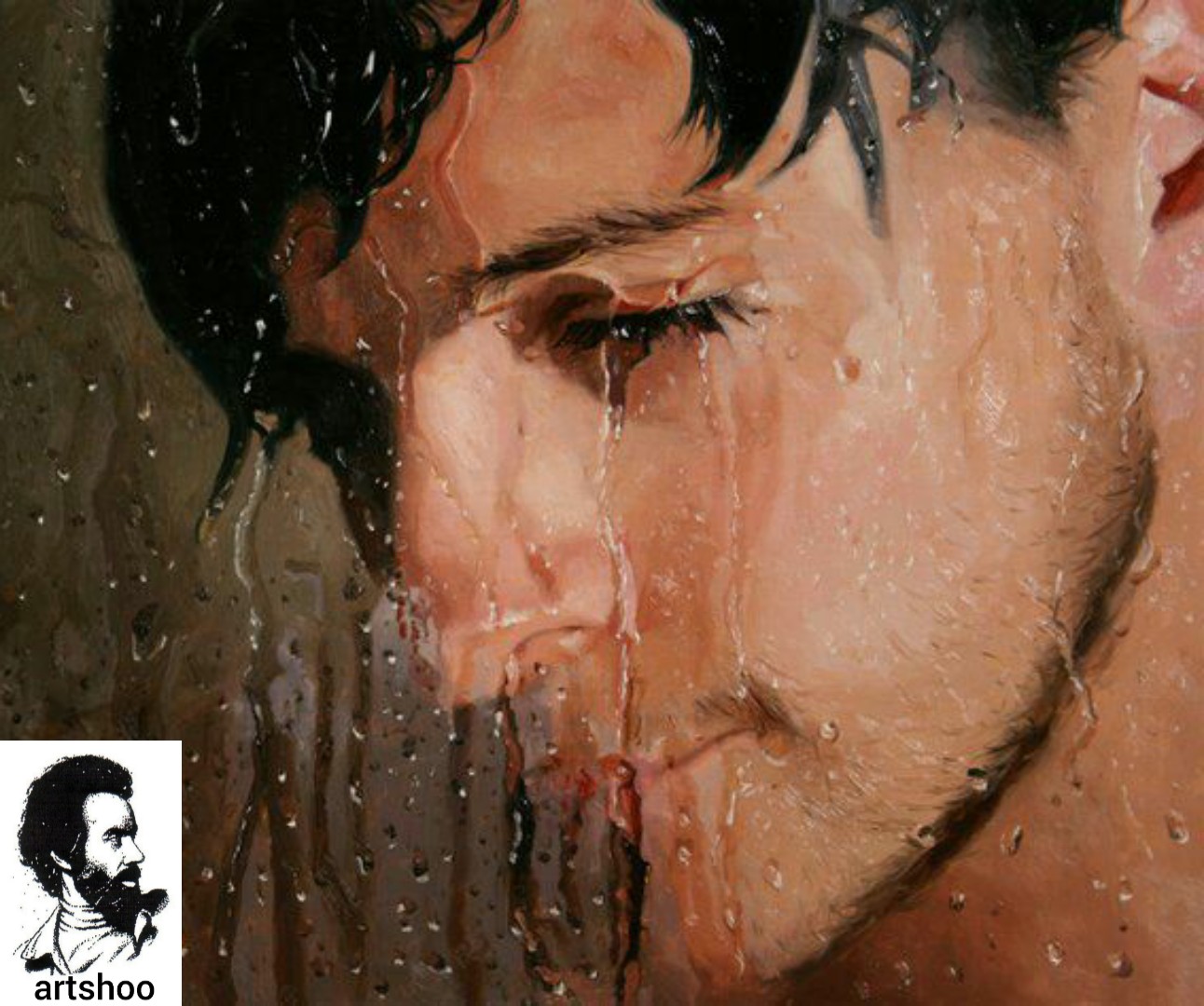 مدل نقاشی رنگ روغن آب