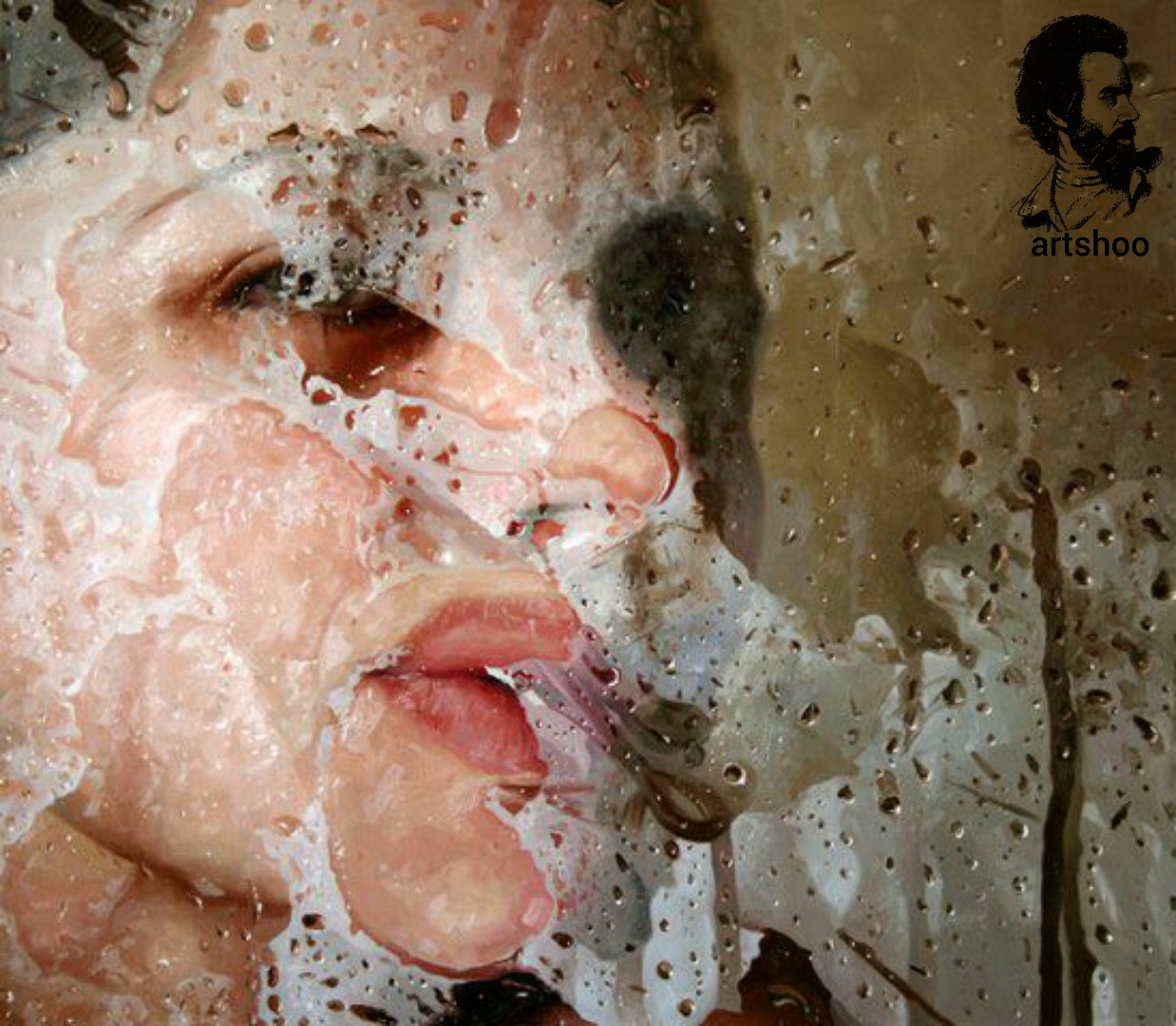 مدل نقاشی رنگ روغن آب