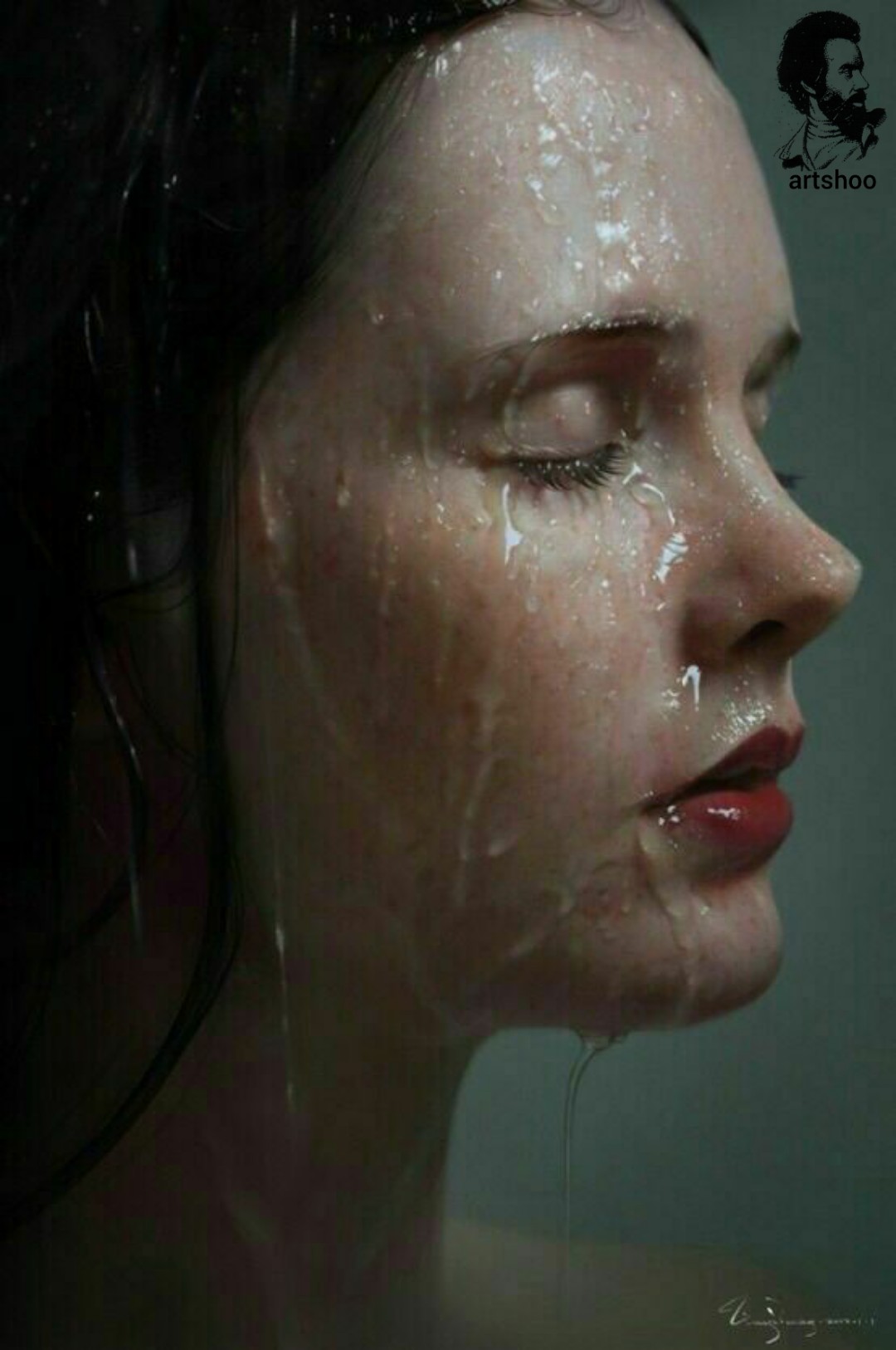 مدل نقاشی رنگ روغن آب