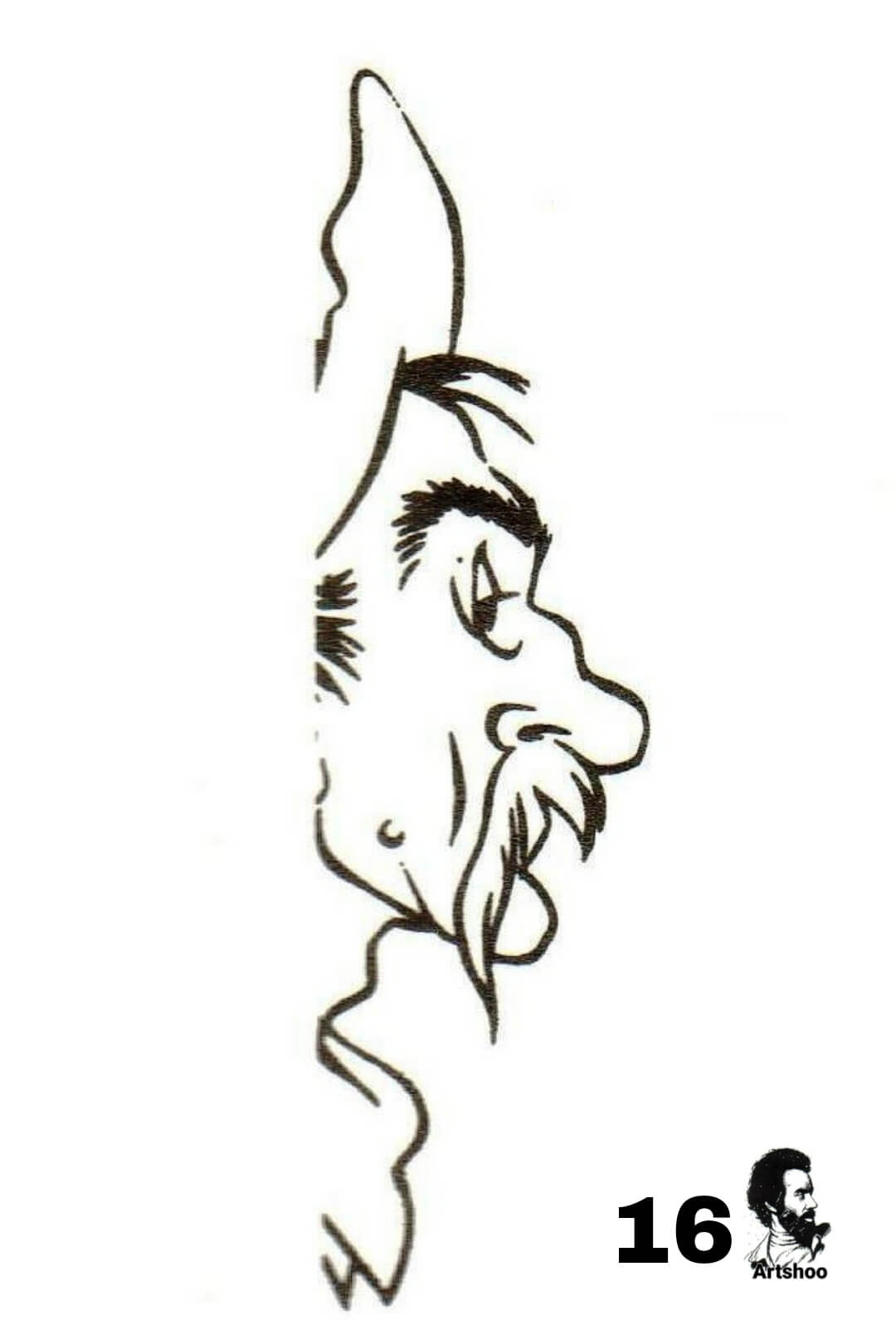 آموزش نقاشی سیاه قلم