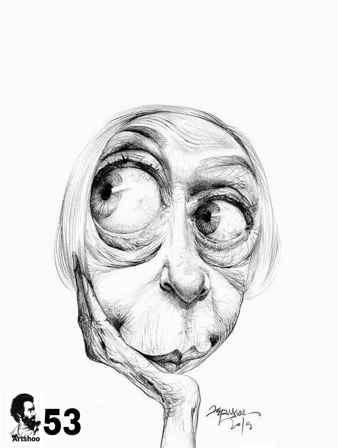 آموزش نقاشی سیاه قلم