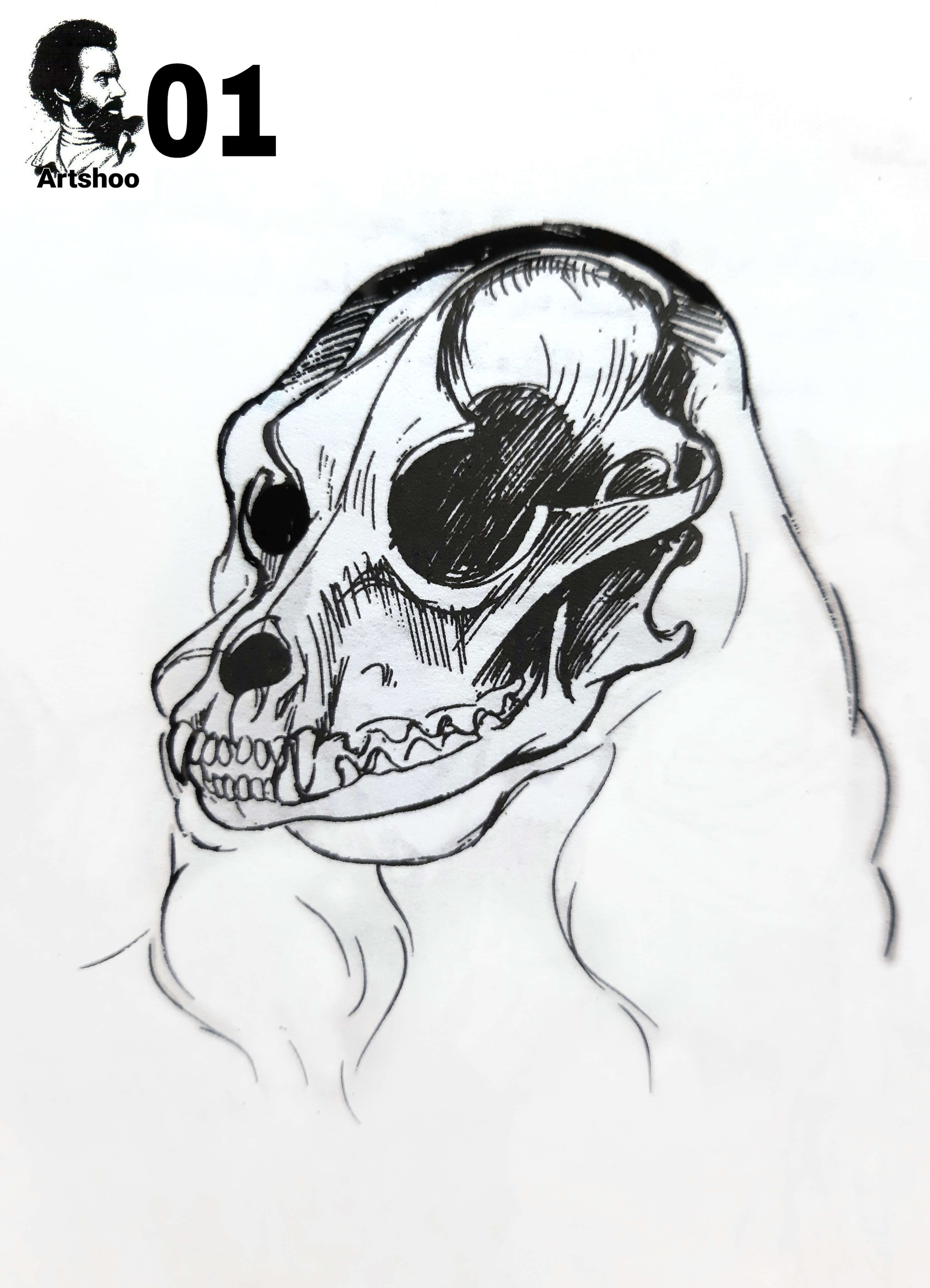 آموزش نقاشی سیاه قلم شهرری